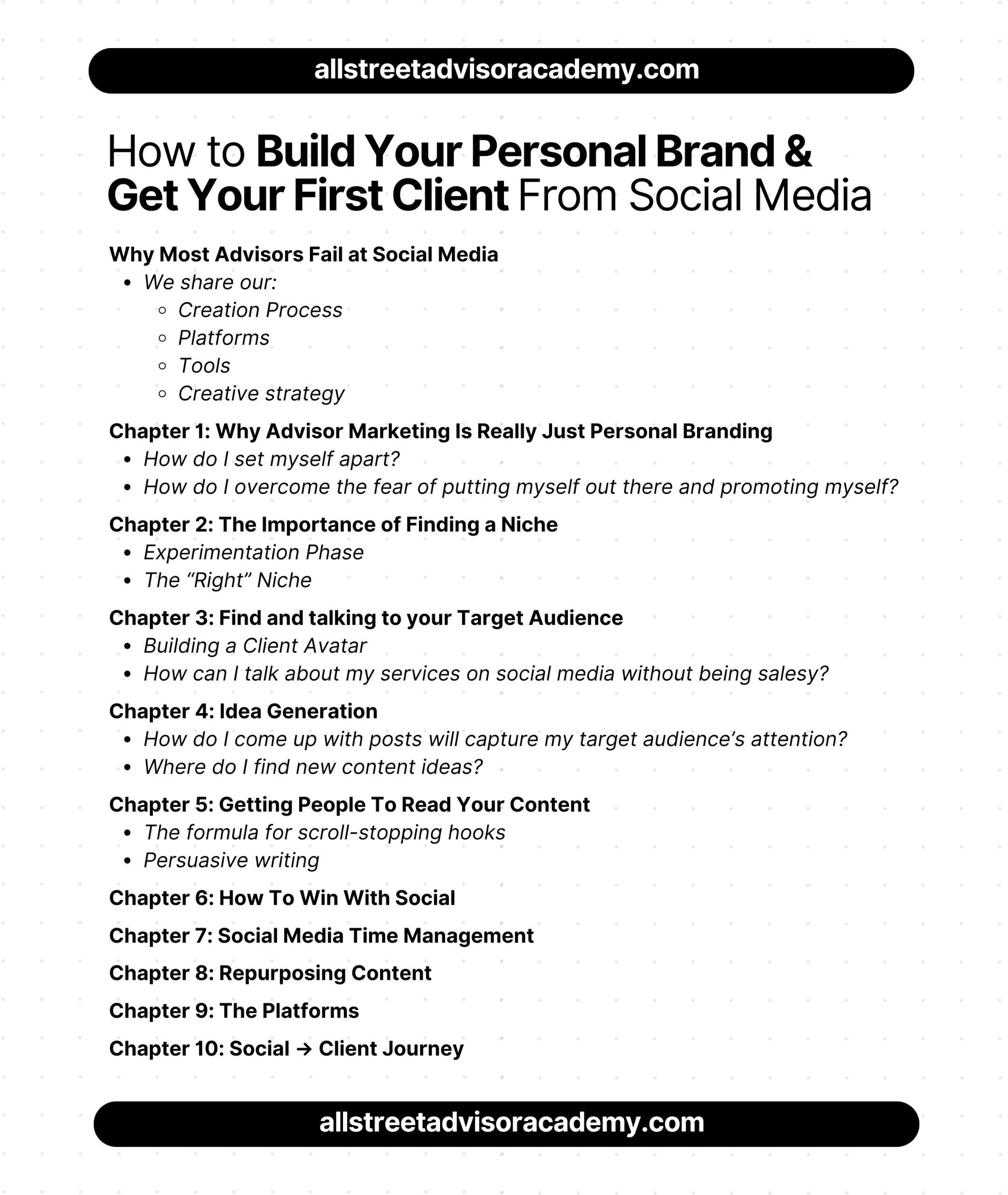 Build Your Personal Brand & Get Clients with Social Media (as a Financial Advisor)
